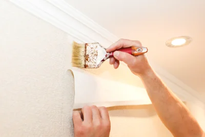 Pose de papier peint à Lusse — revêtements muraux et toiles de verre